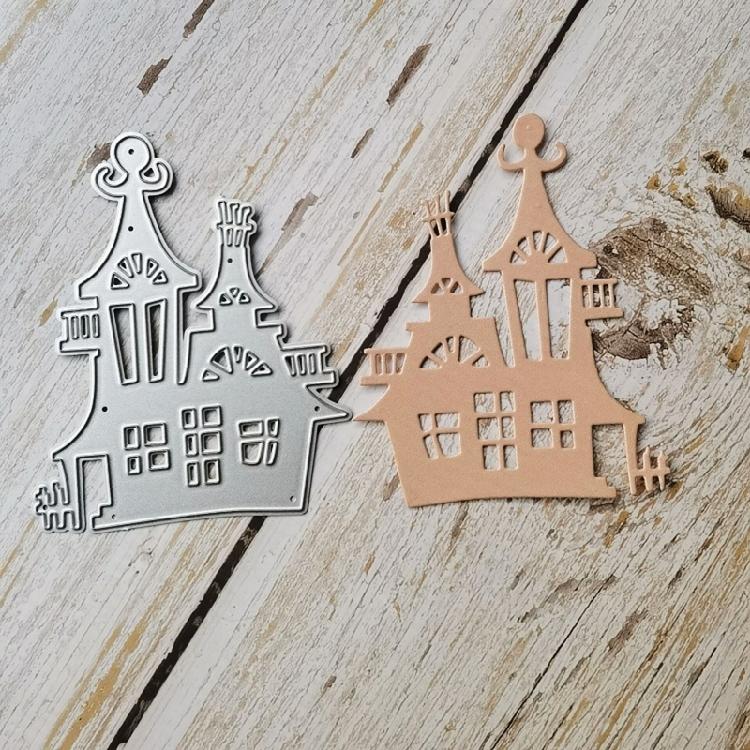 תבניות חיתוך טירה לחג המולד תבניות הבלטה בית חג המולד תבנית סכין