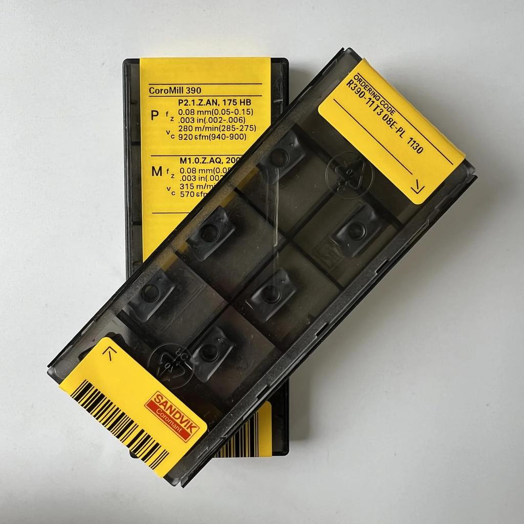 Original Sandvik / R390-11T308E-PL 1130 /  CNC Lathe Carbide Blade 10 Pcs