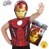 Costume - Avengers - Iron Man - 3-6 Years - T-shirt and Mask - Red