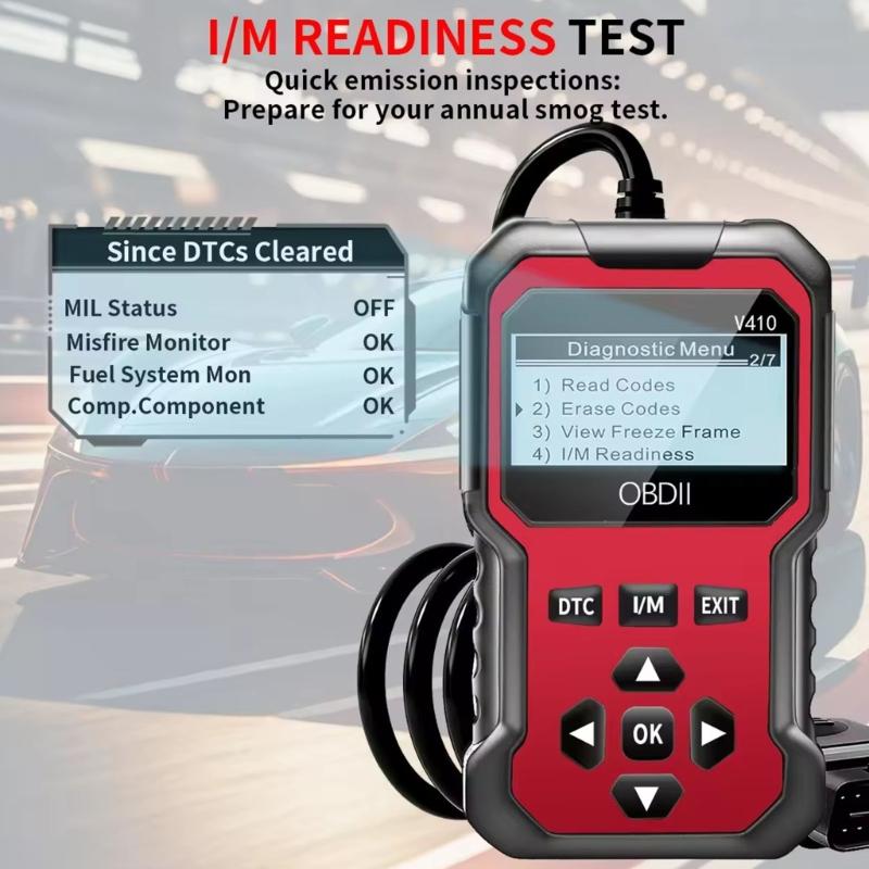 Industrial OBD2 Diagnostic Scanner High Resolution Display Multiple Language Compatibility Car Diagnostic Tool