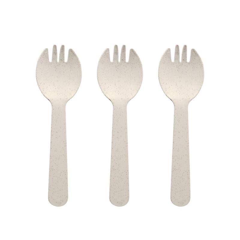 Disposable Wheat Straw Fork Spoons
