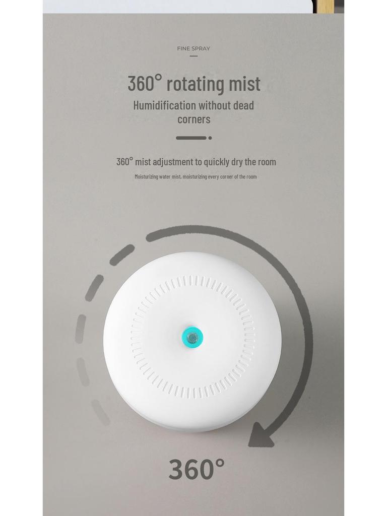 2023 Mini USB Silent Air Humidifier for Home & Car with Large Fog Volume