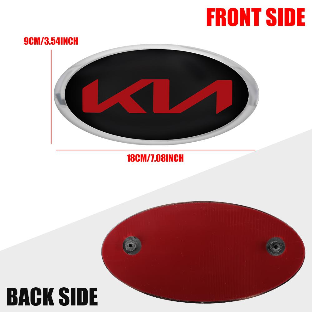 1pcs 3D Car Emblem Center Badge Sticker Decal Styling Accessories For KIA Rio Ceed Sportage Cerato Soul Sorento K2 K5 Picanto