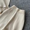 Casual Loose-Fit Batwing-Sleeve Knit Cardigan and Wide-Leg Pants Two-Piece Set for Women 2026 Fall Winter Cape Sweater  Elegant Lady Pants Outfit