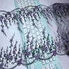 (3 colors) 1m x 23.5cm Floral Embroidery Lace, Embroidered Mesh lace fabric for Lingerie, Bra, Underwear, Dress, Doll, Home Decro and Crafting
