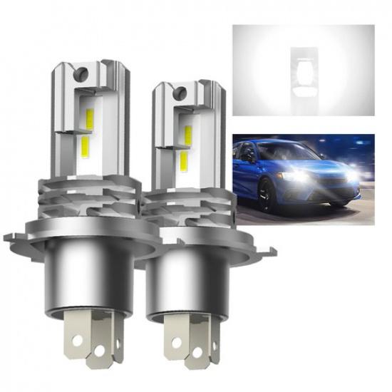 2Pcs 9003/H4 LED Headlight Bulbs Conversion Kit High&Low Beam 6500K Bright White