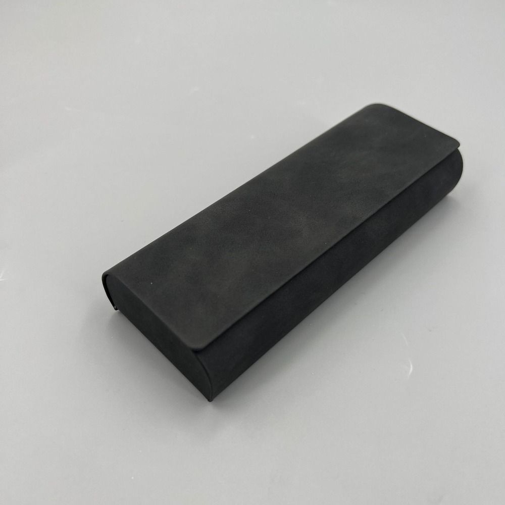 Anti Pressure Leather Eyewear Case Waterproof Eye Glasses Holder Simple Sunglasses Box Student