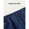 French Arielle De Pinto Boys' Spring and Autumn Jeans Korean Style Simple Cartoon Dog Loose Pants