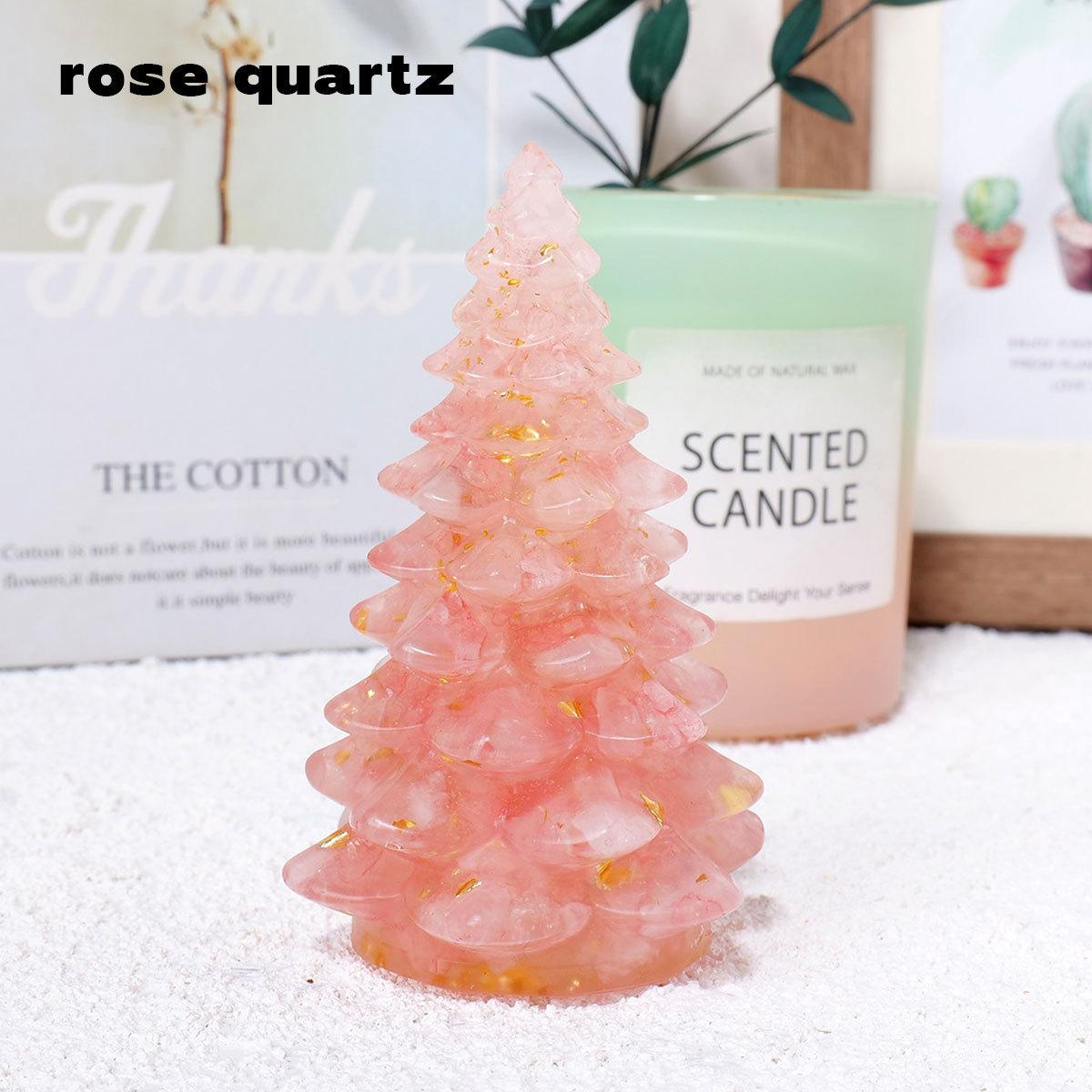 

Crystal Gravel Christmas Tree Lucky Tree Amethyst Epoxy Christmas Tree Home Tabletop Decoration Christmas Ornament