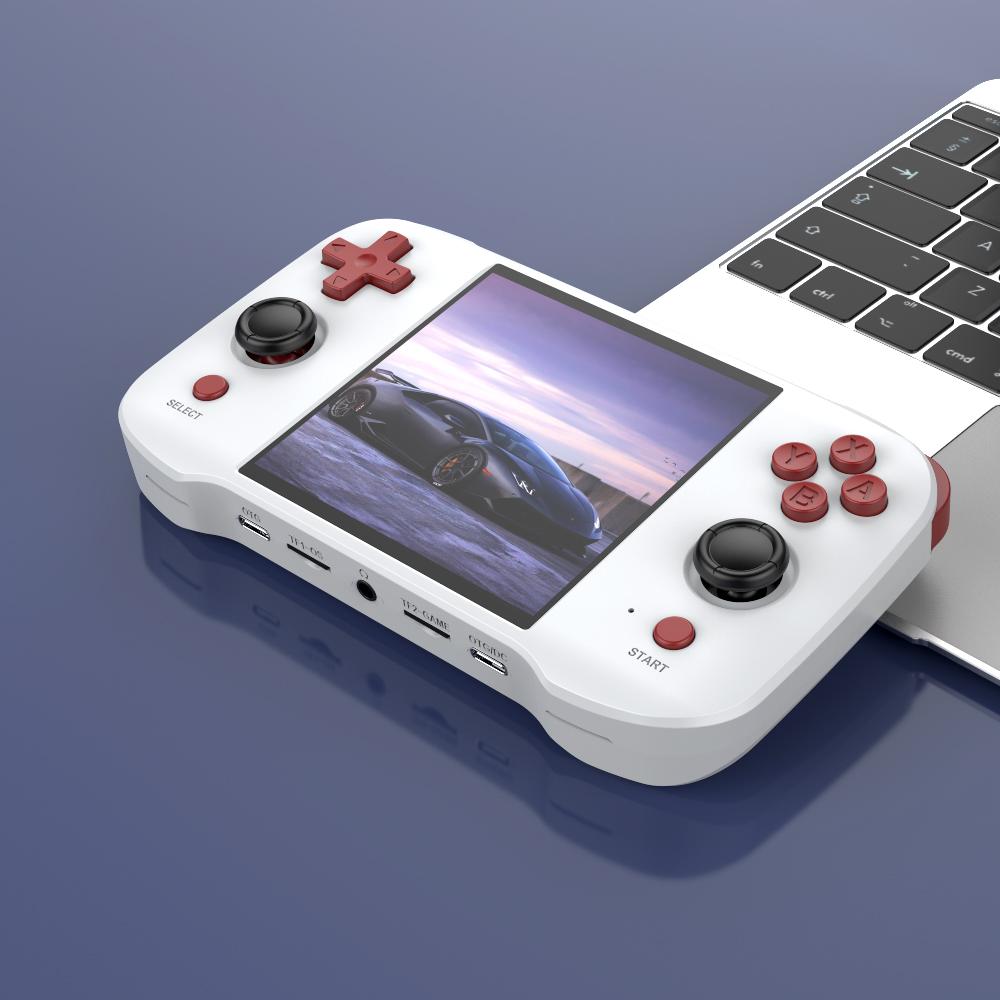 R46S Portable Pocket Video Player Linux System 4 Inch Screen Two-player Online Game Console Support WIFI BT for Kids Adults