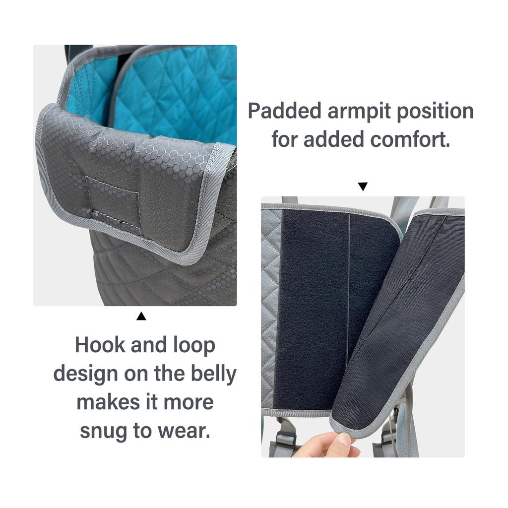 Standing Aid Walking Support Belt Padded Adjustable Walking Sling for Patients Large