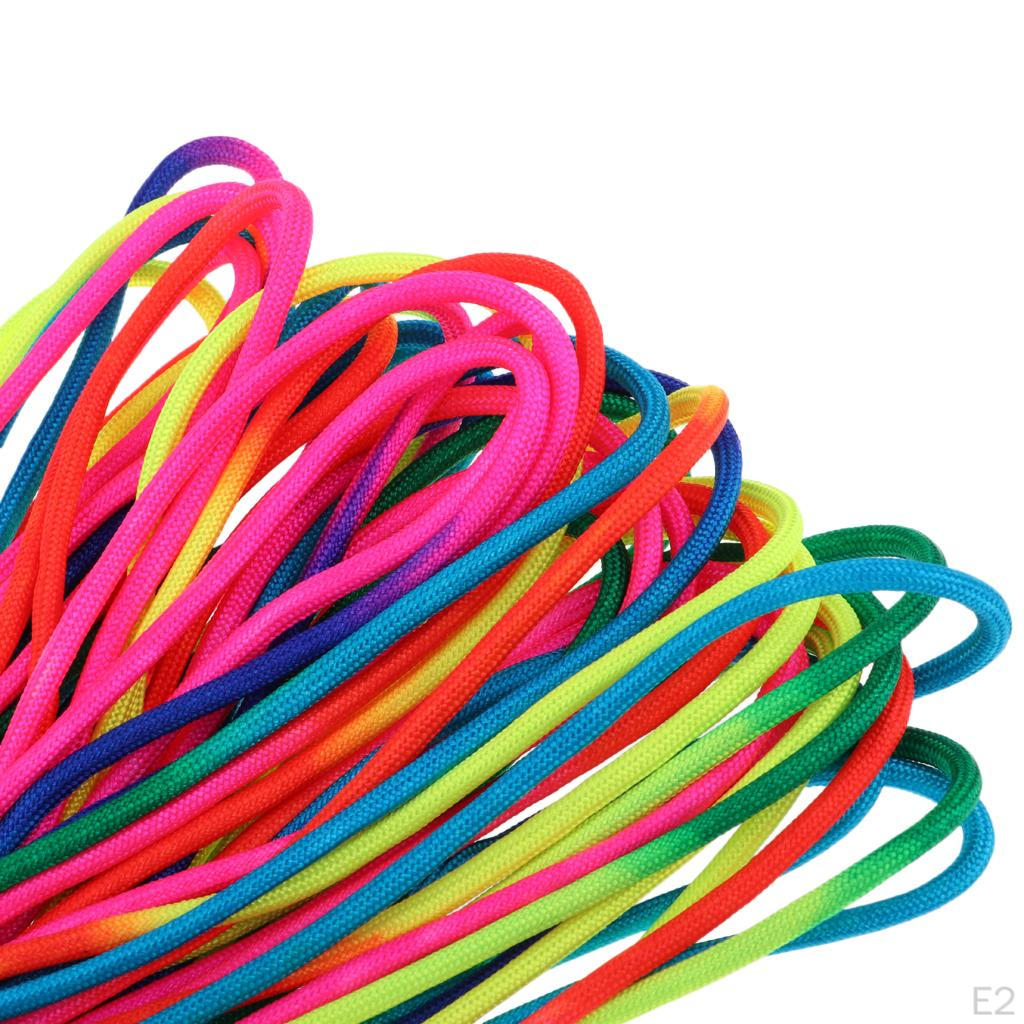 Rope - Rainbow Color Multi-purpose Cord for Camping Hiking Climbing Outdoor Sports Use