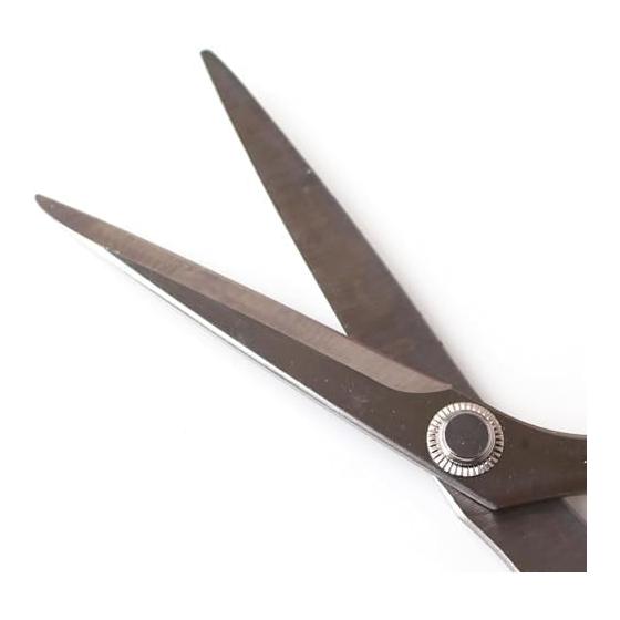Misasa Right-handed Stainless Steel Cutting Scissors 20cm White with Cap 1 Piece MIS8161