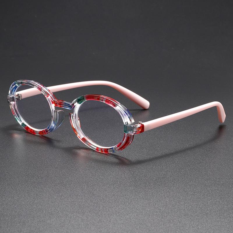 Custom Shiny Color New Style Reading Eyewear Glasses Frame Small Eyerim Available Blue Black Red Direct Factory Supply