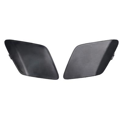 New 2Pcs Front Bumper Tow Hook Eye Hole Cover Trim For Toyota Prius 2016-2017 Black