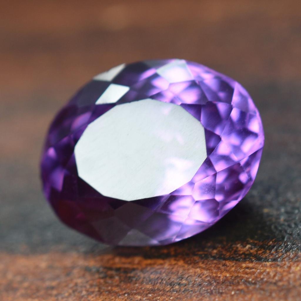 Natural Purple Tanzanite Loose Gemstone Oval Cut 9.30 ct for Jewelry Making and Gem Collections