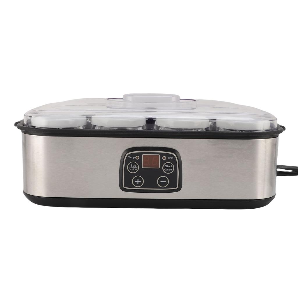 Yogurt Maker Machine Automatic with Adjustable Temperature Time Control LCD Display for Milkshake Jam Ice Cream Pudding