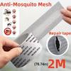 Anti-Mosquito Net Repair Tape, Waterproof Adhesive Film, 2M Roll for Window & Door Screen Fix