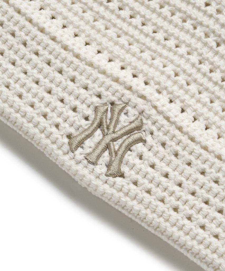 Emelbi Summer Crochet Meow Beanie Ny (Cream)