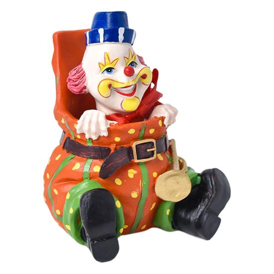 

Фигурка клоуна из мультфильма «Цирк», весенний клоун в коробке, подарочный пакет из смолы, статуэтка клоуна C