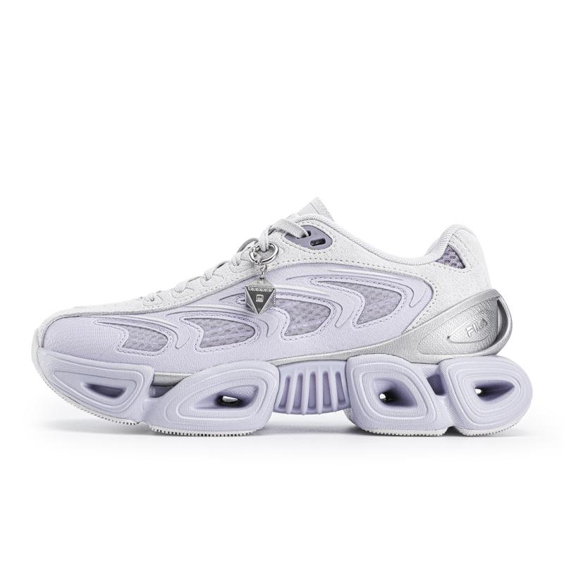 FILA Vetta Series SC Comfortable Fit Low-Top Dad Shoes Women sneakers Gray Purple F12W632155FNL 37.5