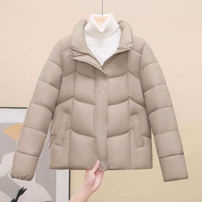 European bread clothes new short down cotton-padded clothes women's loose autumn and winter coats thickened jackets