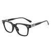 European-American Retro Anti-Blue Light Reading Glasses, Square Frame, Classic Design for Seniors