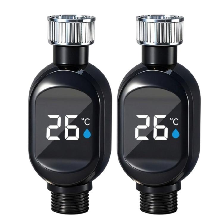 Aggiornamenti Display Temperatura Acqua in Tempo Reale Soffione Doccia Non Connettore in Acciaio Compatibilità Universale Bagno