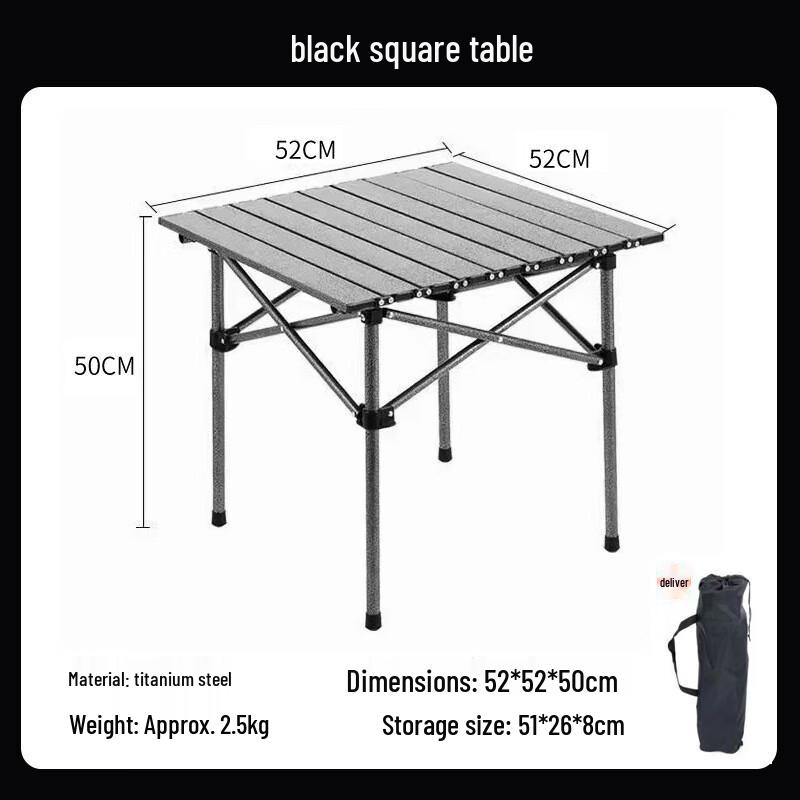 Minai Portable Outdoor Folding Picnic Table and Chair Set