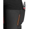 Black-Polish Roofer' Trousers with Stretch Inserts, "",Ce,Lahti
