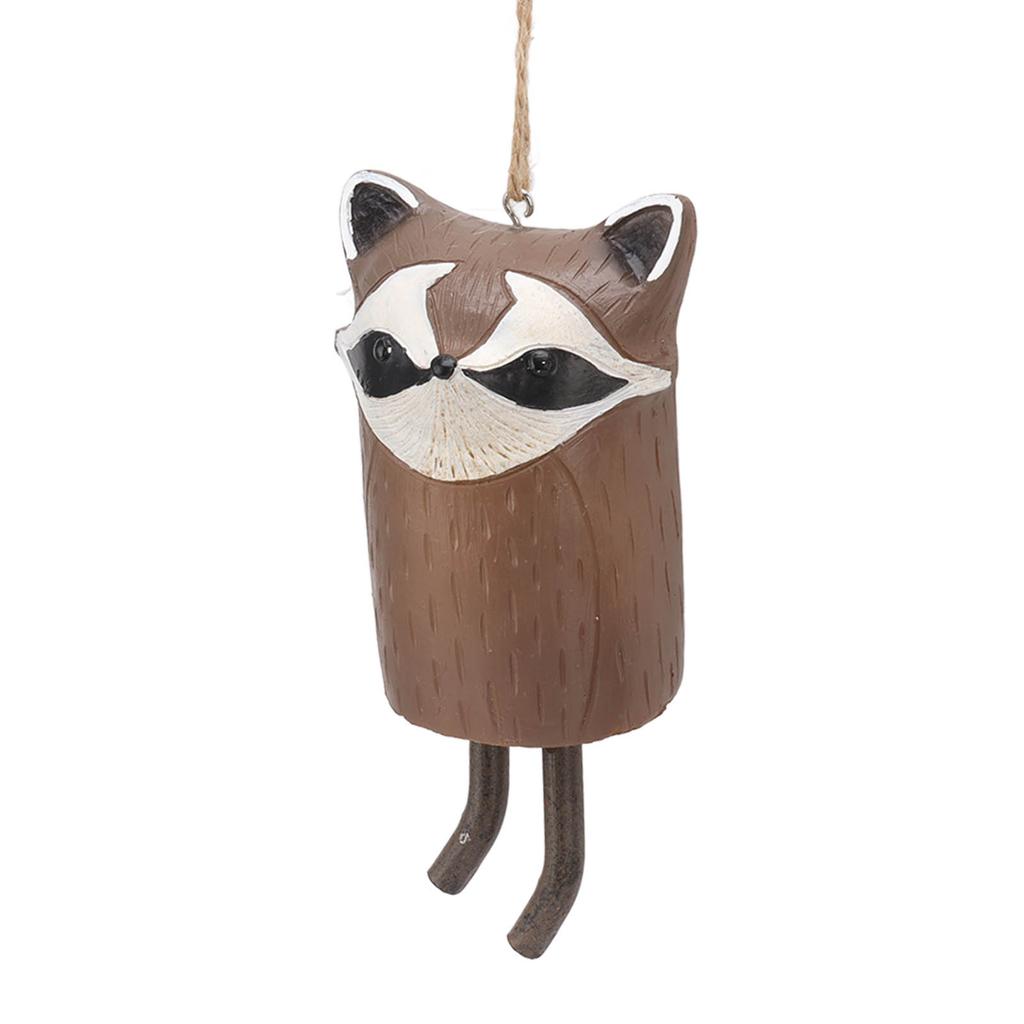 Rustic Hanging Animal Wind Chimes Resin Hand Made Natural Garden Decoration for Gardens Backyards