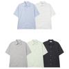 APOSTROPHE COMMA Horizon Nylon String Short Sleeve Shirt_Black