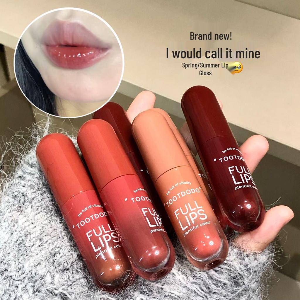 Toot Dodo Crystal Bright Mirror Lip Glaze: Moisturizing, Radiant, Youthful Lip Color for Spring/Summer