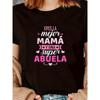 Unisex Schwarzes Muttertags-T-Shirt mit Rosa Buchstabendruck - Mejor Mama Design