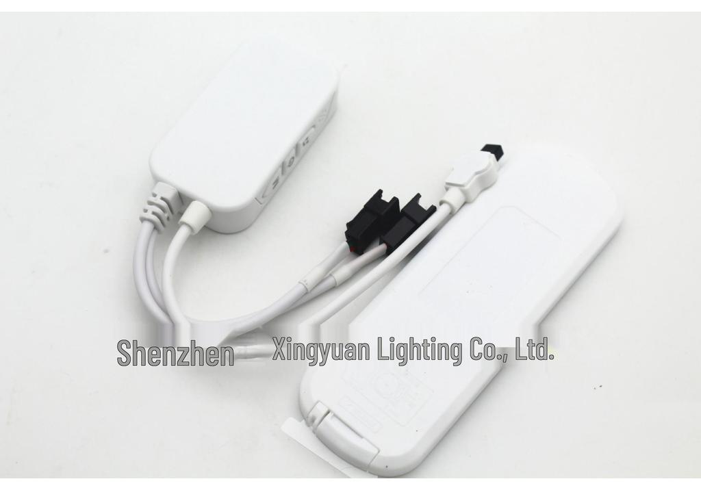24-Key RGB Bluetooth Light Strip Controller: Mobile App, 12V/24V Color Changer & Dimmer