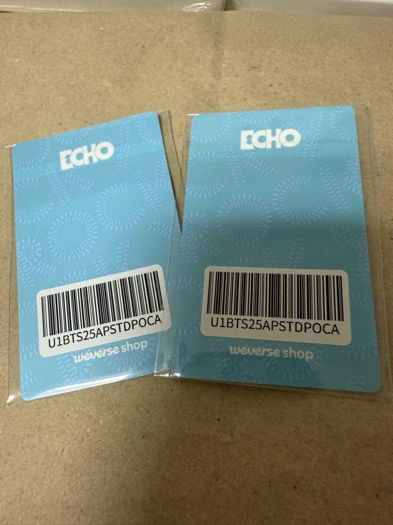 [USED] ECHO Album 3 versions & Weverse unreleased photo card & mirror bonus included