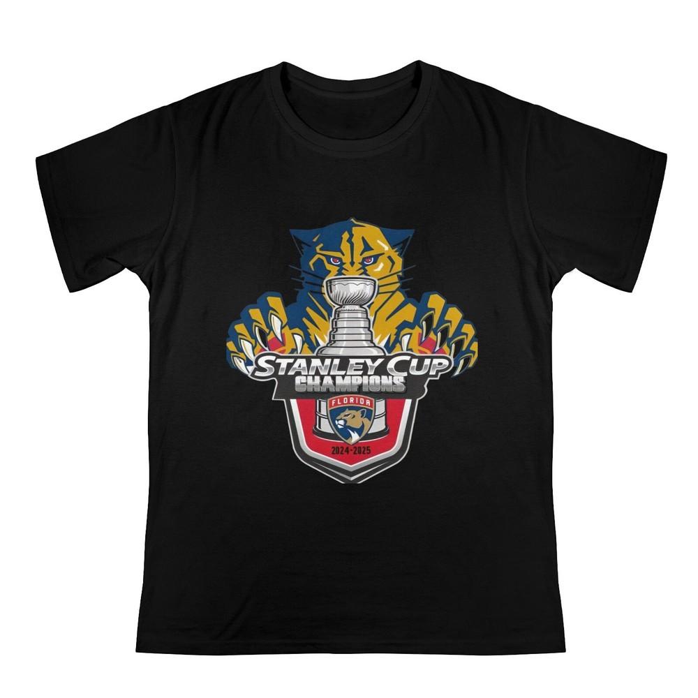 Soft Cotton t shirt.  Stanley Cup Champions 2025. Florida Panthers Unisex T-Shirt M