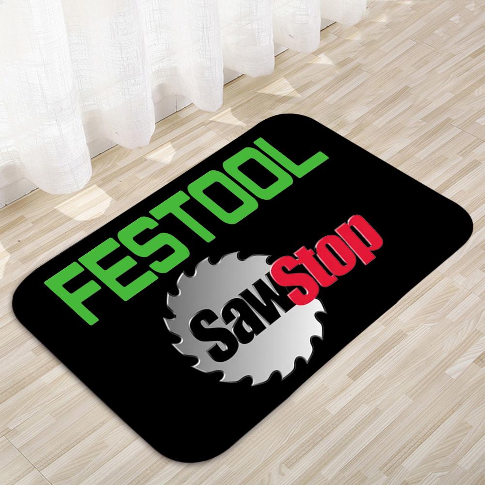 Festool Tools Logo Floor Mats Home Rug Rectangular Door Mats Modern Home Decor 054