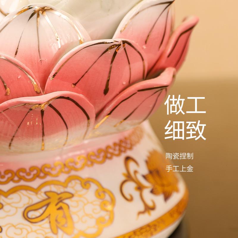 Guanyin Bodhisattva Buddha Statue Ornament Ceramic White Jade Guanyin Nanhai Guanyin Family Peace