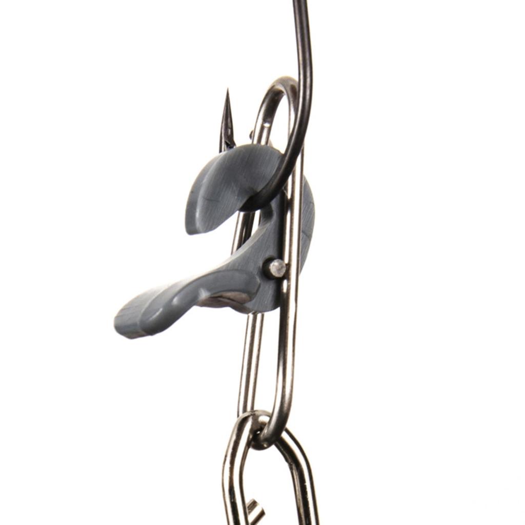 10Pcs Lures Clip Speed Clip for Sea Freshwater Fishing Line Clip Fishing Clip Stainless Steel Fishing Impact Baits Clip