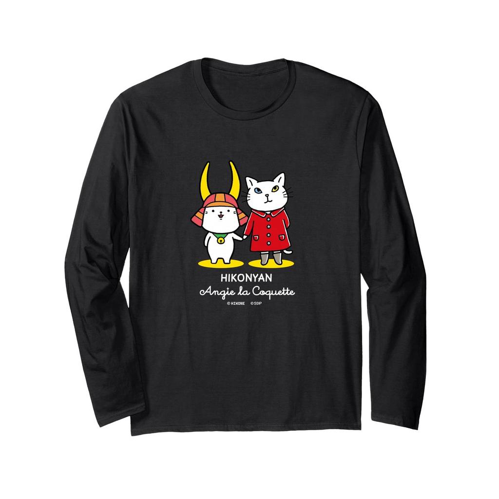 Angie la Coquette Hikonyan & Belle Angie Friend Long-Sleeve T-Shirt - Official Licensed Japanese Character Graphic Tee