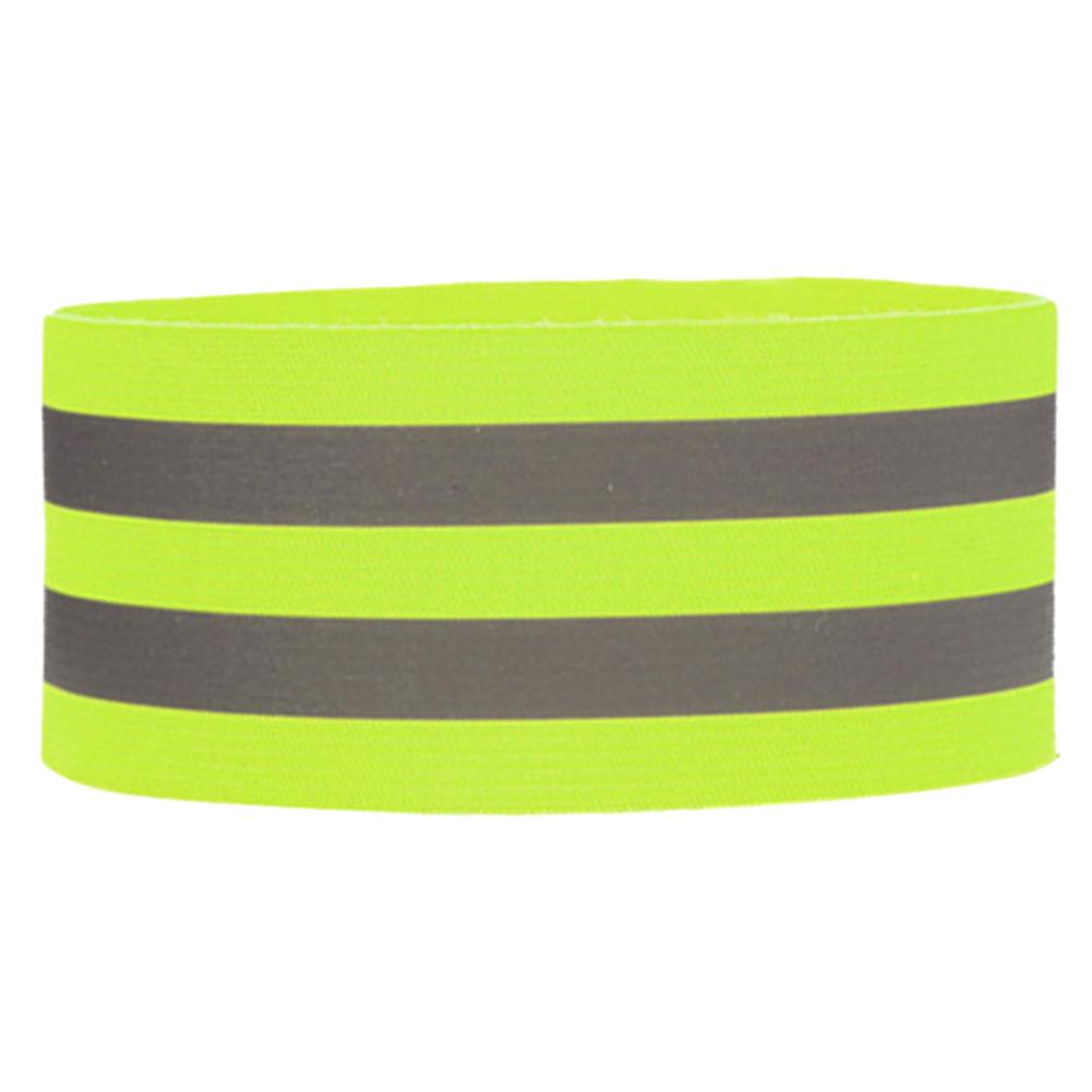 Reflective Armband Adjustable Arm Wrist Ankle Leg Bands High Visibility Reflective Tape Straps for Night Walking Cycling Running