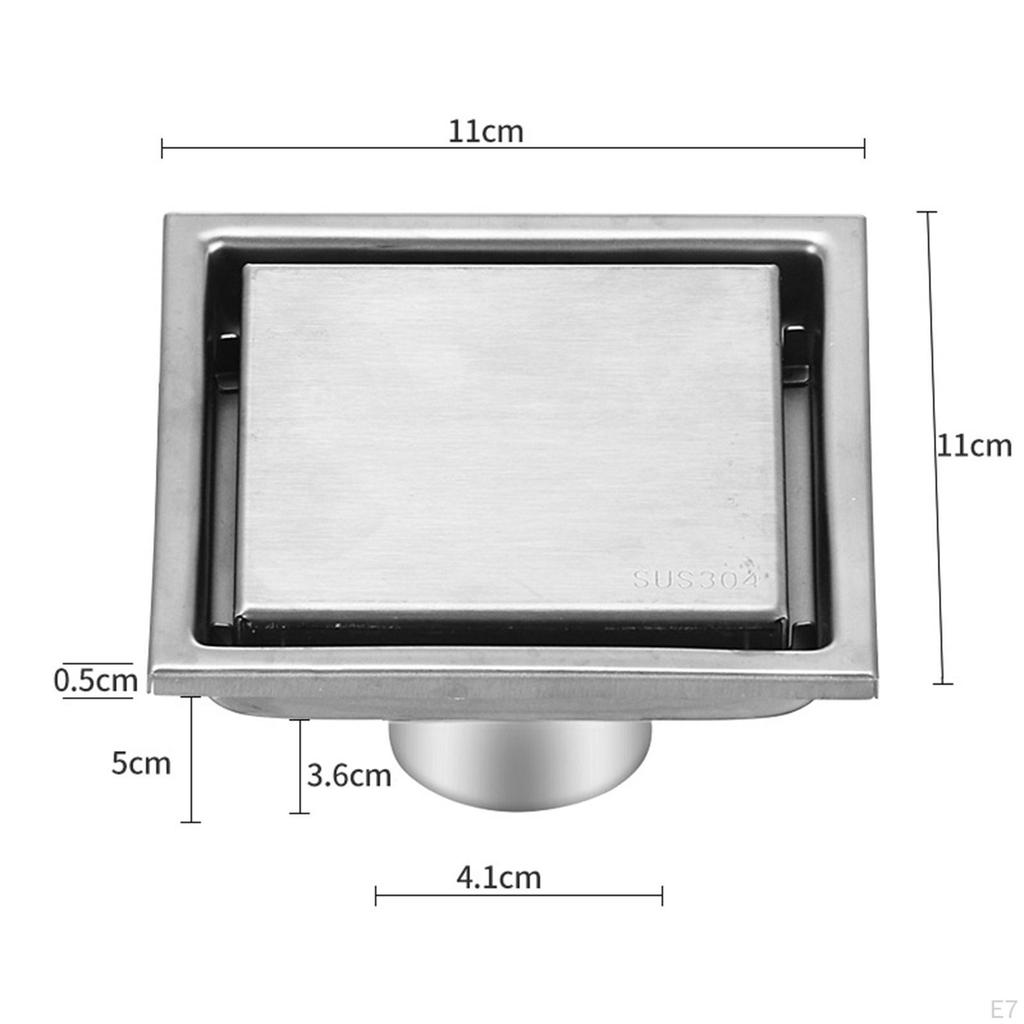 Drain Grate Filter Bathroom Accessories Floor Waste Shower for Basement Hotel Sink