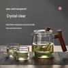 Thickened Glass Teapot Set with High-Temperature Resistant Infuser for Flower Tea