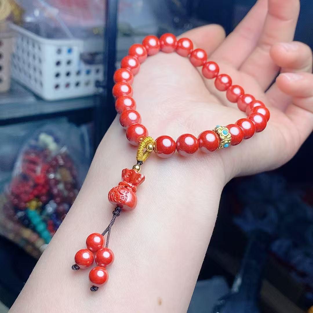 Imperial Sand Lucky Bag Unisex Bracelet: Versatile, Fashion-Forward & Exquisite.
