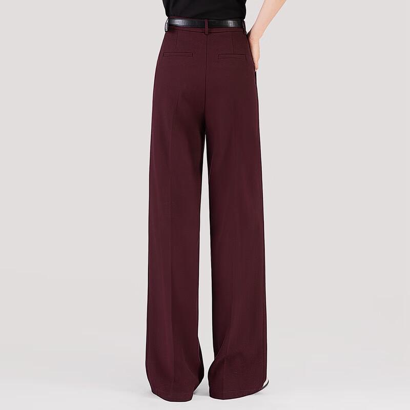 Women's High-Waist Drapey Wide-Leg Trousers