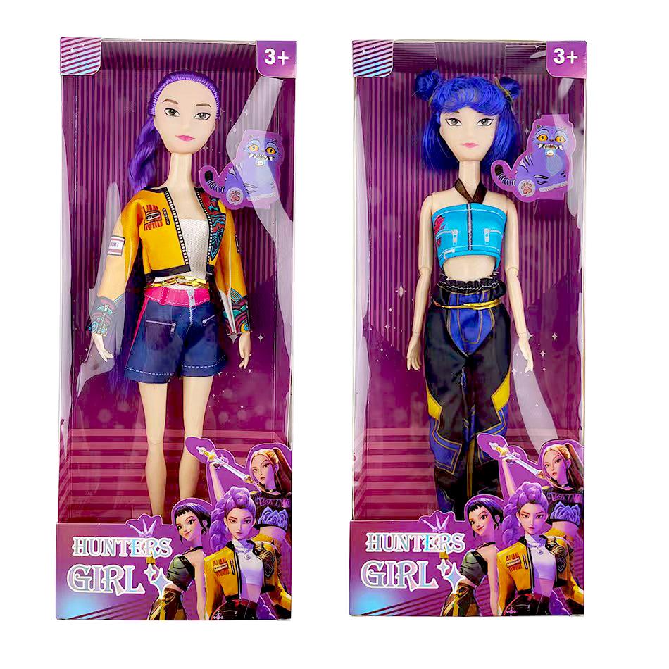 30см K-Pop Мисливці на демонів Аніме Kpop Дівочий гурт Мультяшні Румі Зої Міра Фігурки Вінілові Фігурки Модель Ляльки Дівчаткам Різдвяний Подарунок