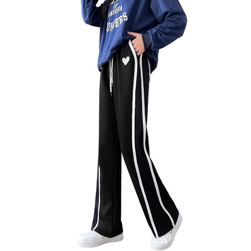 Women's Summer 2024 Wide-Leg Sweatpants: Casual, Loose, Straight-Leg Sports Pants