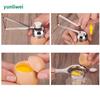 Stainless Steel Egg Scissors Egg Topper Cutter Shell Opener Stainless Steel Boiled Raw Egg Open Creative Kitchen Tools  Rod Egg
