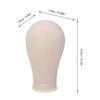 Bestauty Canvas Block Head Mannequin Head Wig Display Styling Head Manikin Canvas Head